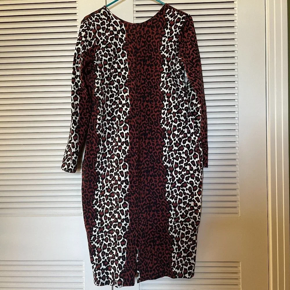 Deadly Dames Leopard Hotrod Honey Dress XL - Picture 3 of 5